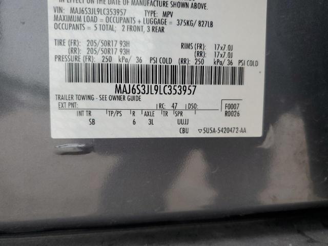 2020 FORD ECOSPORT SES MAJ6S3JL9LC353957