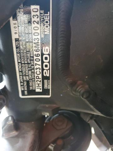 2006 HONDA CBR600 RR JH2PC37066M300230