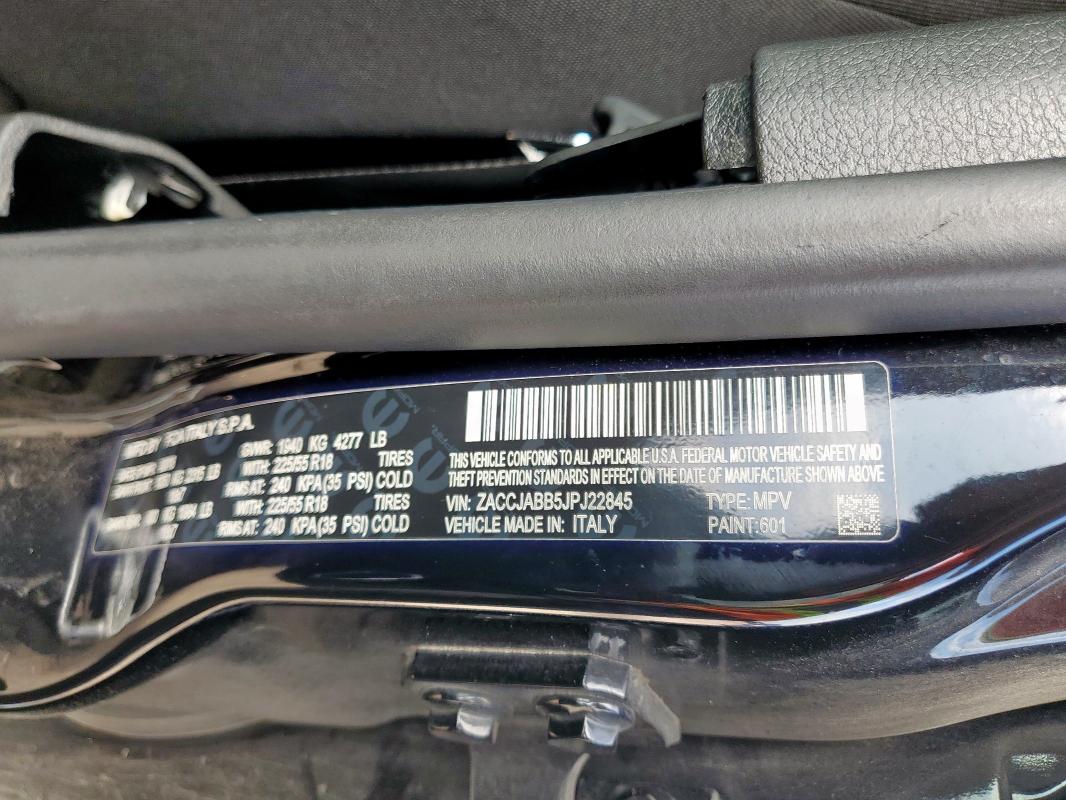 2018 JEEP RENEGADE L ZACCJABB5JPJ22845