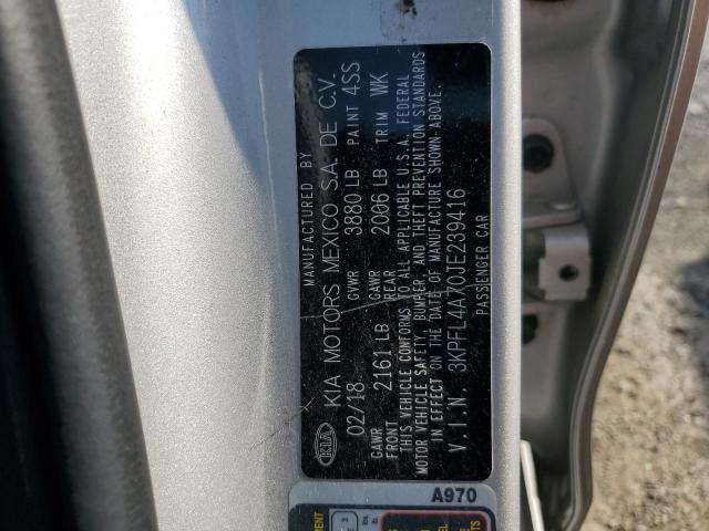 2018 KIA FORTE LX 3KPFL4A70JE239416