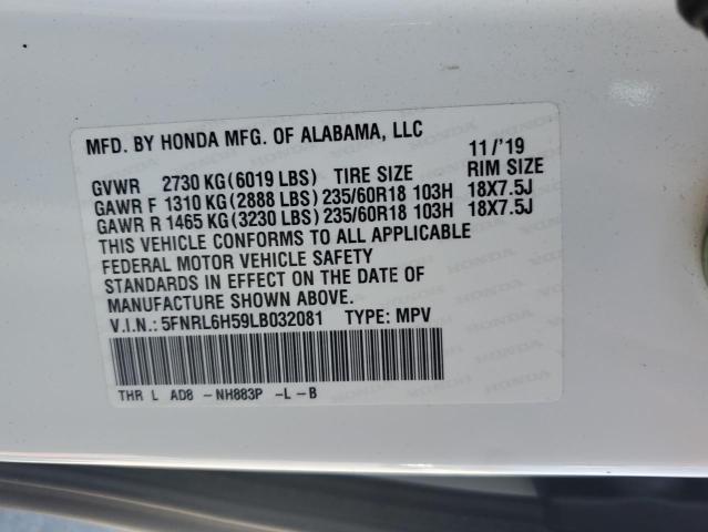2020 HONDA ODYSSEY EX 5FNRL6H59LB032081