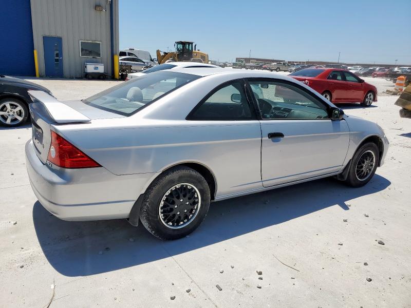 HONDA CIVIC DX V 2005 silver coupe gas 1HGEM22185L011721 photo #4