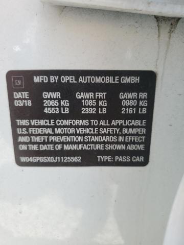 2018 BUICK REGAL ESSE W04GP6SX0J1125562