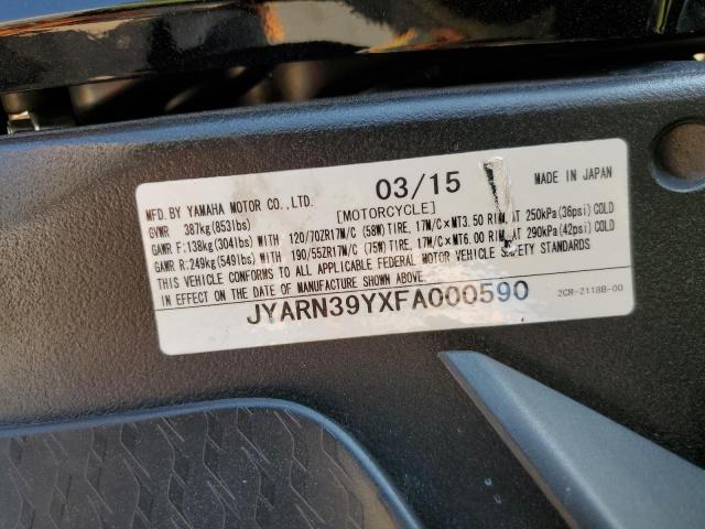 2015 YAMAHA YZFR1 C JYARN39YXFA000590