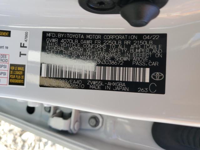 2022 TOYOTA PRIUS LE JTDL9MFU3N3038672