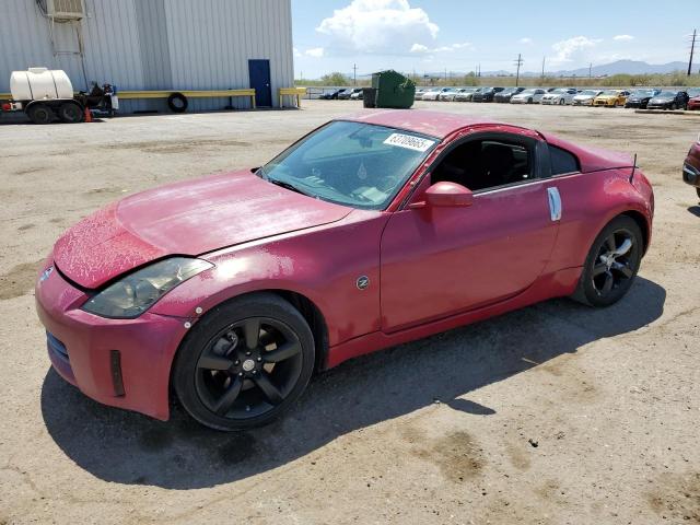 NISSAN 350Z COUPE 2006 red  gas JN1AZ34D66M310490 photo #1