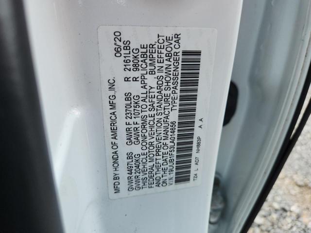2020 ACURA TLX TECHNO 19UUB1F53LA014656