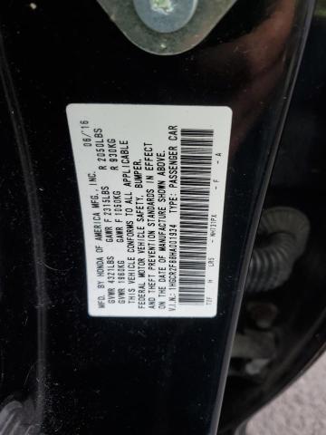 2017 HONDA ACCORD EXL 1HGCR2F88HA001934