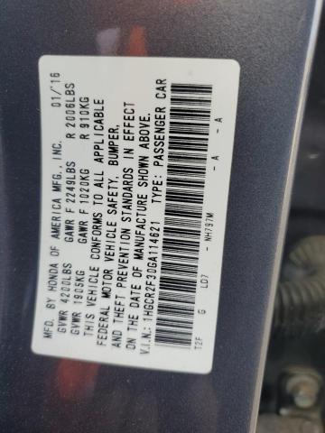 2016 HONDA ACCORD LX 1HGCR2F30GA114621