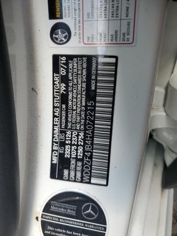 2017 MERCEDES-BENZ E 300 WDDZF4JB4HA072215