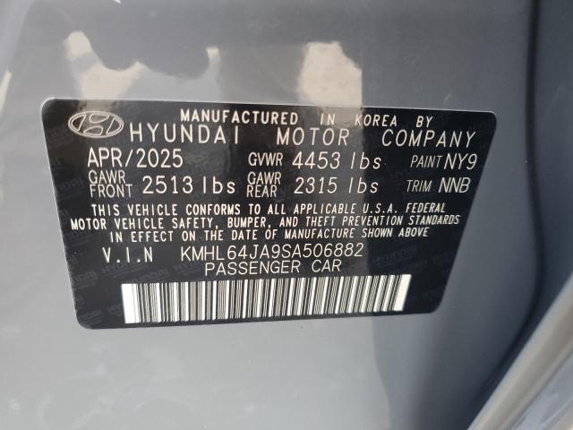 2025 HYUNDAI SONATA SEL KMHL64JA9SA506882