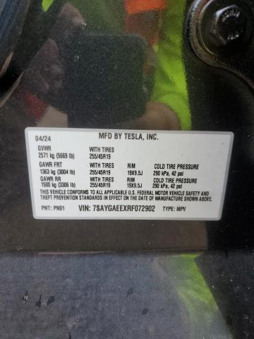 2024 TESLA MODEL Y 7SAYGAEEXRF072902