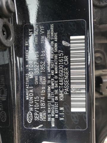 2016 HYUNDAI ACCENT SE KMHCT4AE6GU016157