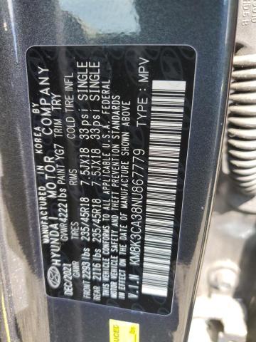 2022 HYUNDAI KONA N LIN KM8K3CA38NU867779