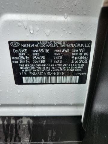 2021 HYUNDAI SANTA FE S - 5NMS1DAJ1MH318414
