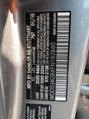 2015 MERCEDES-BENZ CLA 250 4M WDDSJ4GB6FN182860