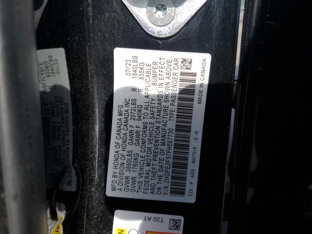 2023 HONDA CIVIC SPOR - 2HGFE2F57PH567730