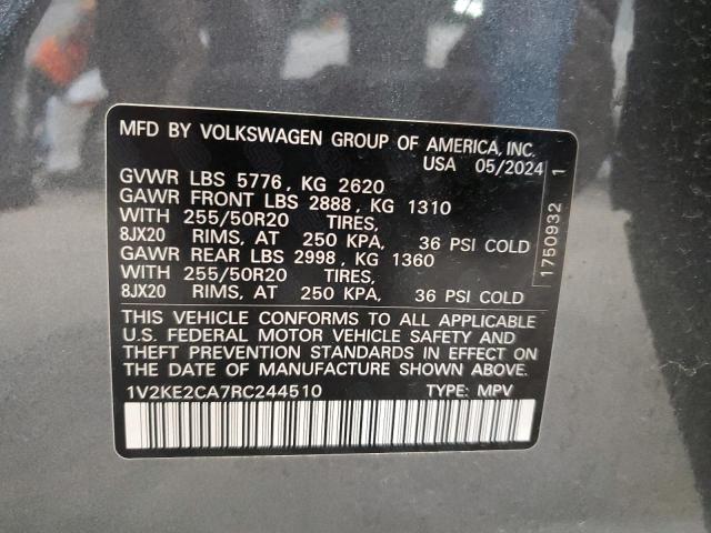 2024 VOLKSWAGEN ATLAS CROS - 1V2KE2CA7RC244510