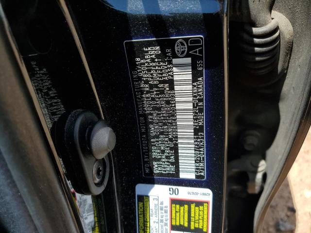 2018 TOYOTA COROLLA L - 2T1BURHE6JC046036