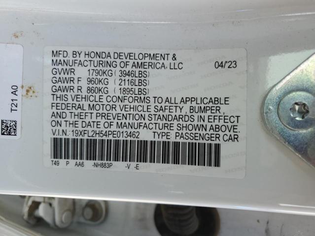 2023 HONDA CIVIC LX - 19XFL2H54PE013462