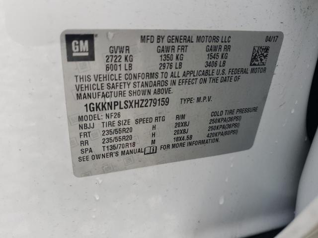 2017 GMC ACADIA DEN 1GKKNPLSXHZ279159