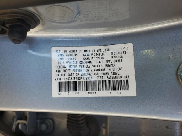 2016 HONDA ACCORD LX - 1HGCR2F48GA072398