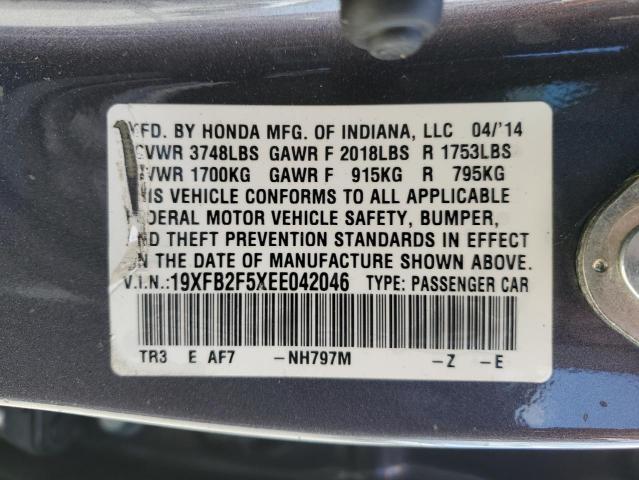2014 HONDA CIVIC LX - 19XFB2F5XEE042046