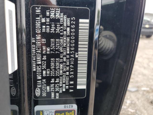 2016 KIA SORENTO EX - 5XYPHDA56GG006625