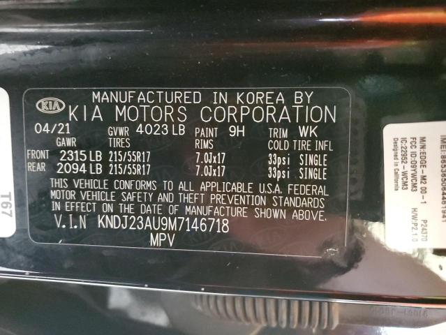 2021 KIA SOUL LX KNDJ23AU9M7146718