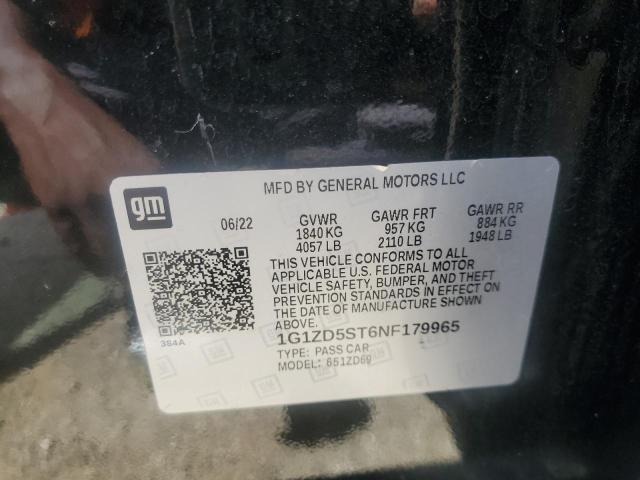 2022 CHEVROLET MALIBU LT 1G1ZD5ST6NF179965