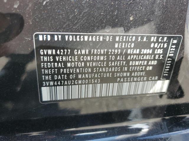 2016 VOLKSWAGEN GTI S/SE 3VW447AU2GM001543