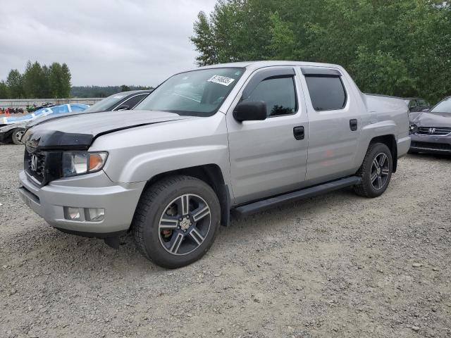 HONDA RIDGELINE 2014 silver  gas 5FPYK1F7XEB011983 photo #1
