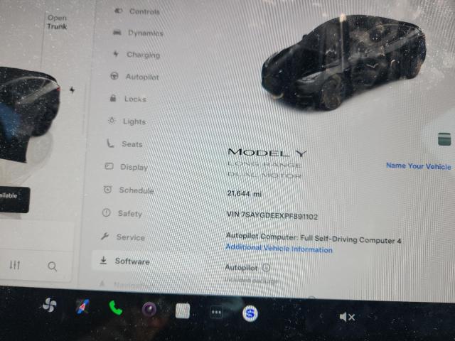 2023 TESLA MODEL Y - 7SAYGDEEXPF891102
