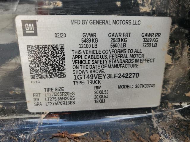 2020 GMC SIERRA K35 #3282603867
