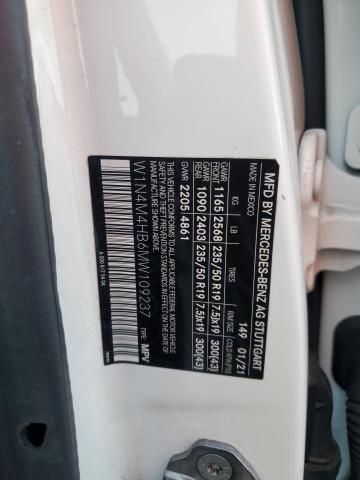 2021 MERCEDES-BENZ GLB 250 4MATIC W1N4M4HB6MW109237