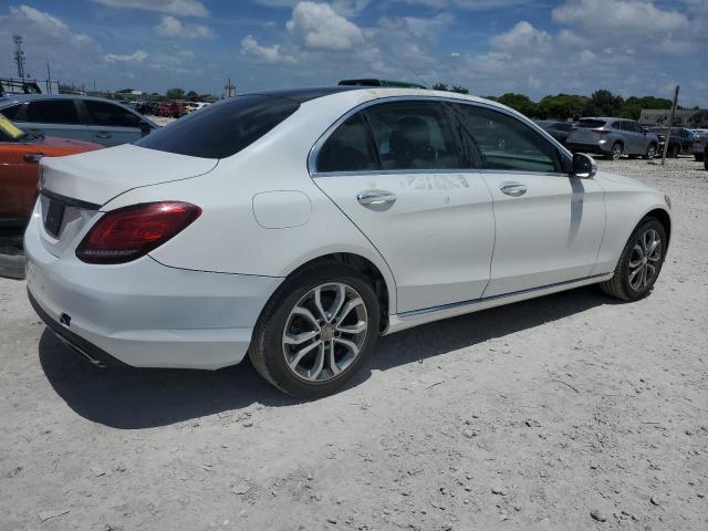 MERCEDES-BENZ C 300 4MAT 2015 white sedan 4d gas 55SWF4KB8FU050703 photo #4
