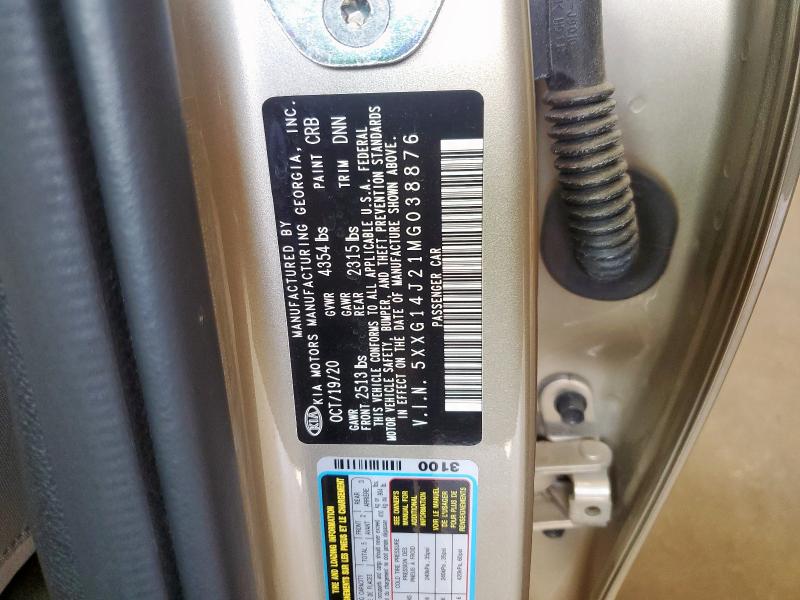 2021 KIA K5 LXS 5XXG14J21MG038876