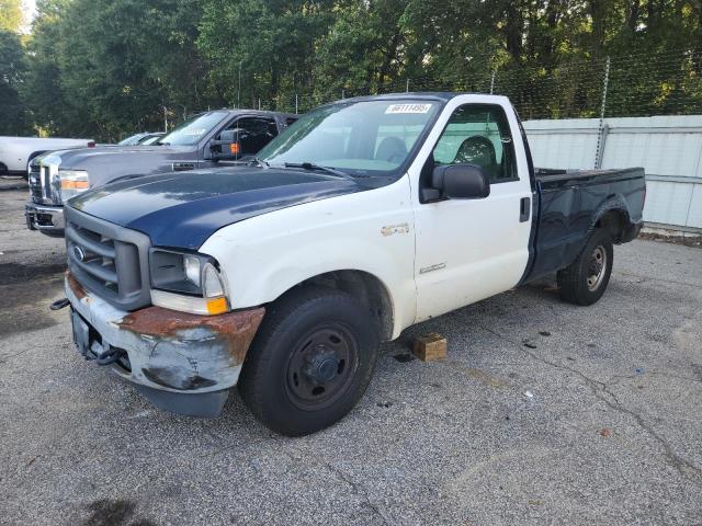 FORD F250 SUPER 2004 blue pickup gas 1FTNF20L54ED46760 photo #1
