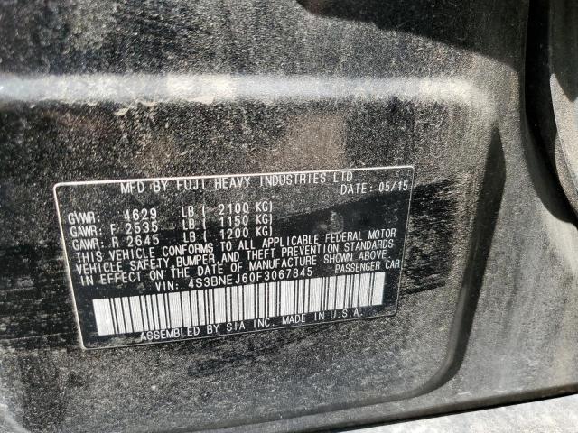 2015 SUBARU LEGACY 3.6 4S3BNEJ60F3067845