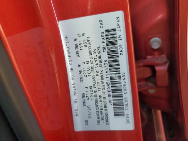 2020 MAZDA 3 PREFERRE JM1BPBDM5L1163738