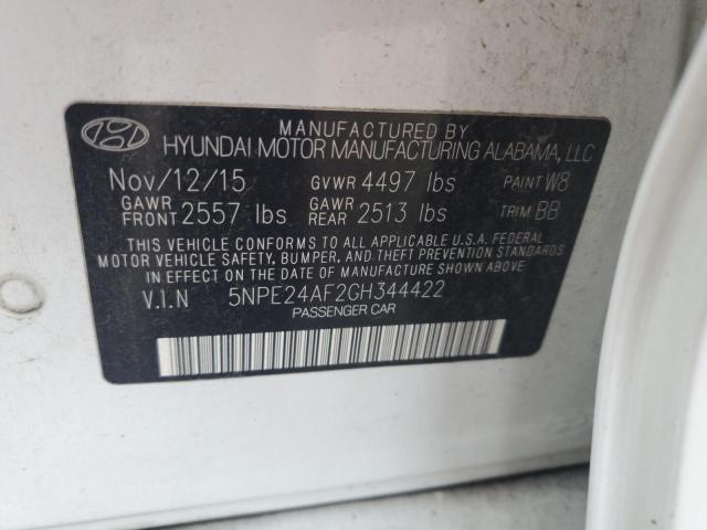 2016 HYUNDAI SONATA SE - 5NPE24AF2GH344422