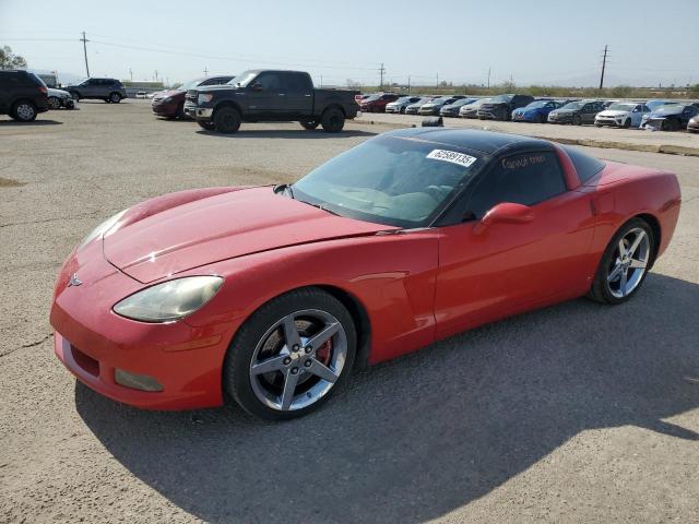 CHEVROLET CORVETTE 2007 red  gas 1G1YY26U575118214 photo #1