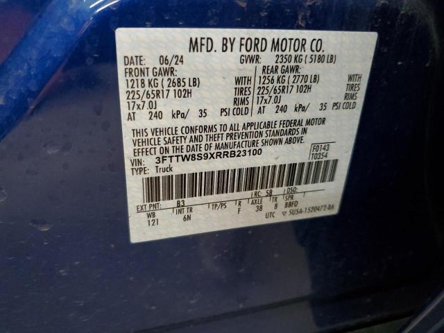2024 FORD MAVERICK L 3FTTW8S9XRRB23100