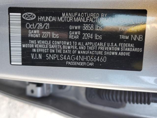 2022 HYUNDAI ELANTRA SE - 5NPLS4AG4NH066460