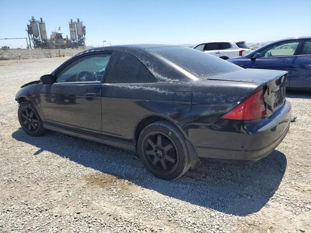 HONDA CIVIC LX 2003 black  gas 1HGEM21533L010042 photo #3
