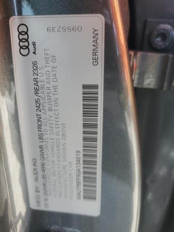 2016 AUDI A3 E-TRON WAUTPBFF9GA134619