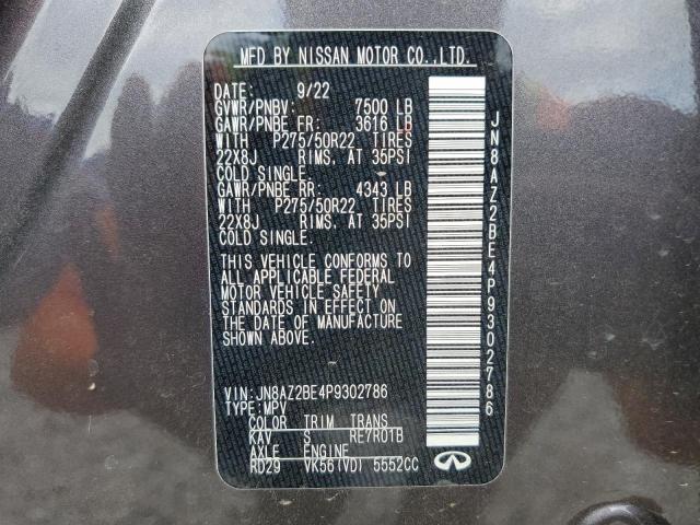 2023 INFINITI QX80 SENSO JN8AZ2BE4P9302786