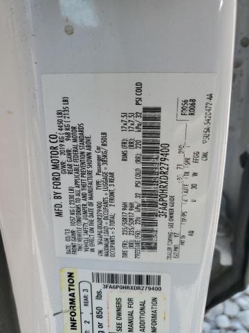 2013 FORD FUSION SE - 3FA6P0HRXDR279400