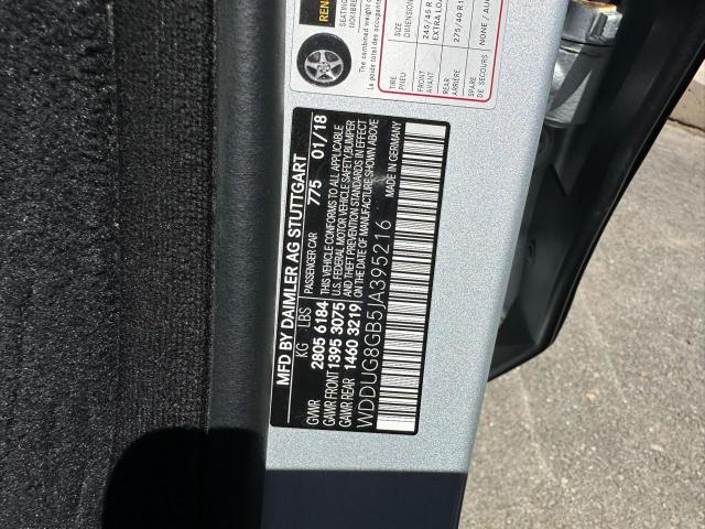 2018 MERCEDES-BENZ S 560 4MAT WDDUG8GB5JA395216