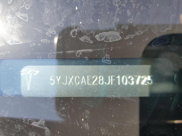 2018 TESLA MODEL X 5YJXCAE28JF103725